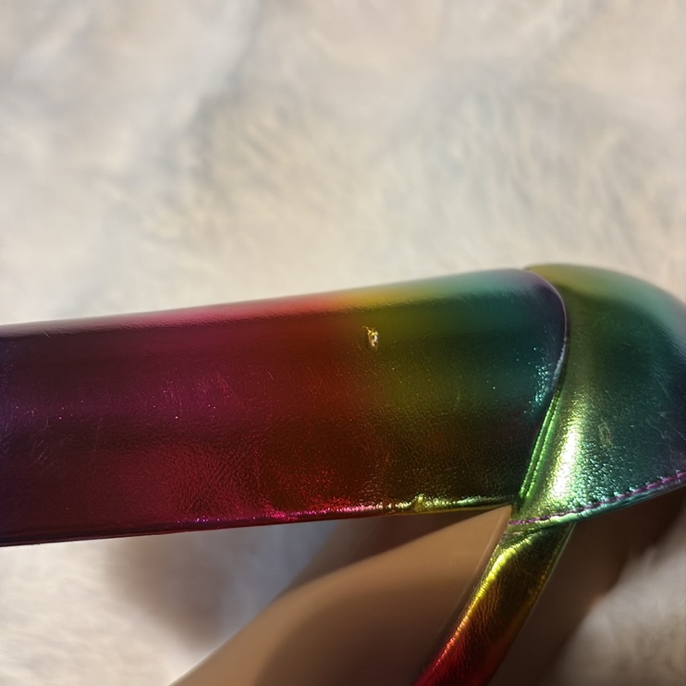 NWT Torrid Rainbow High Heels - Picture 7 of 7